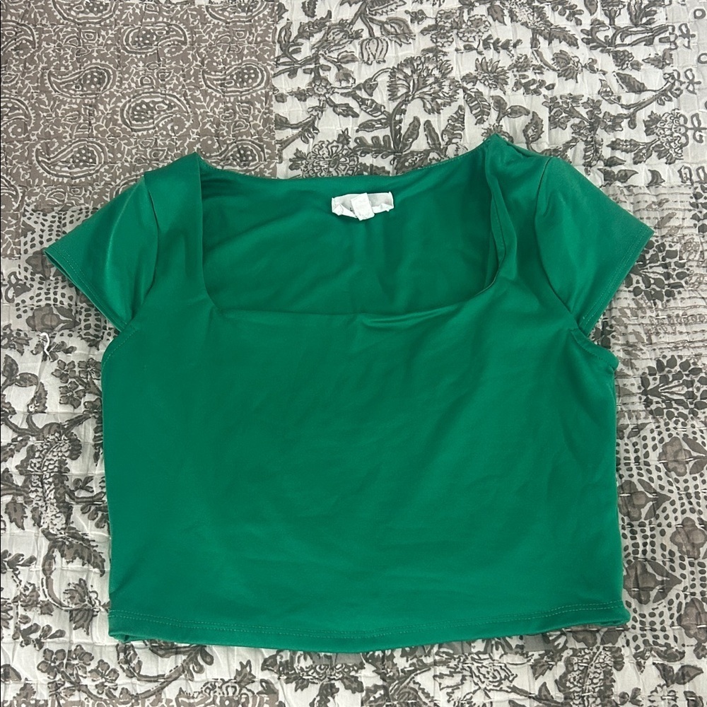 Live in the moment Green Women's Top size M